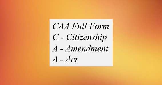 Caa Full Form