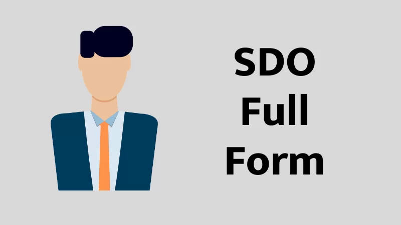 Sdo Full Form