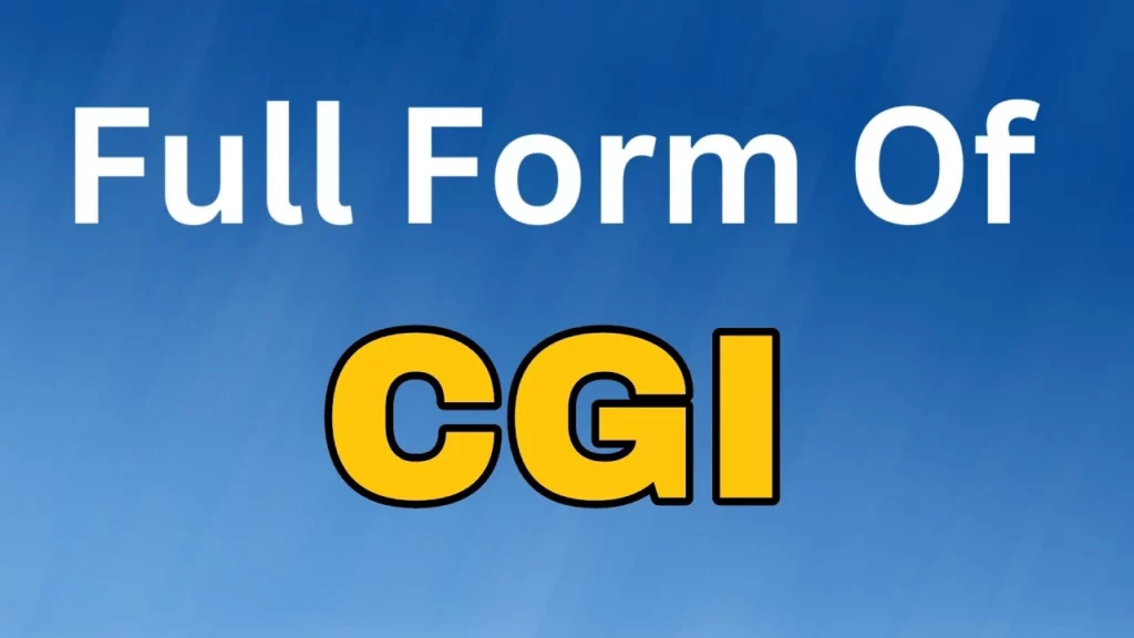 Cgi Full Form