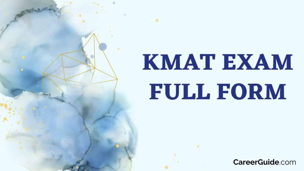 KMAT Exam Full Form