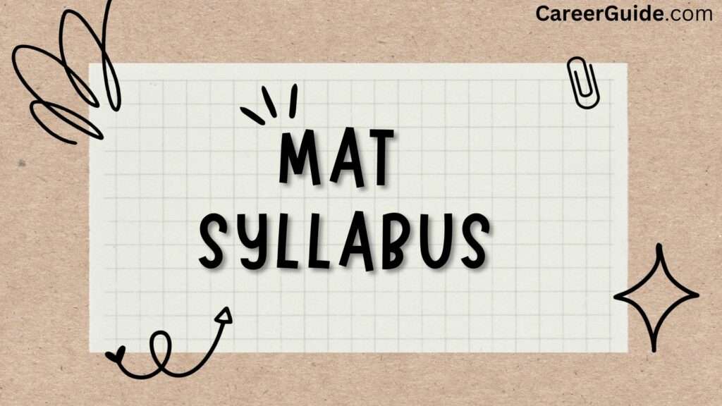 MAT Syllabus: