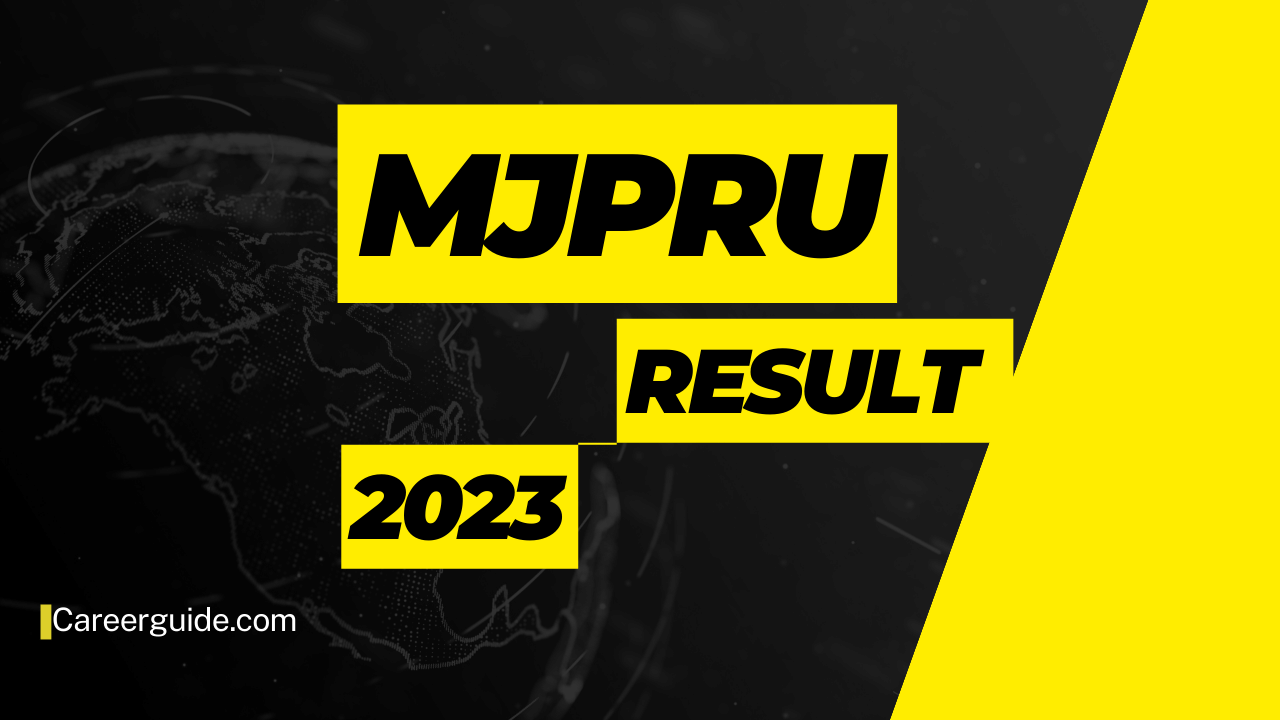 MJPRU Results Result Check Admission Procce CareerGuide