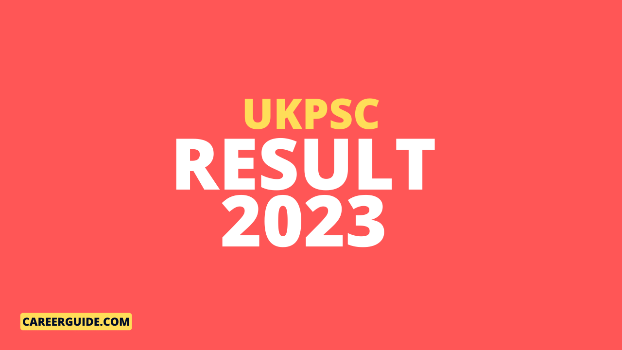 Ukpsc Result