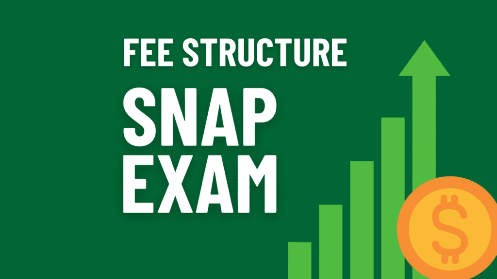 Snap Exam Fee Details