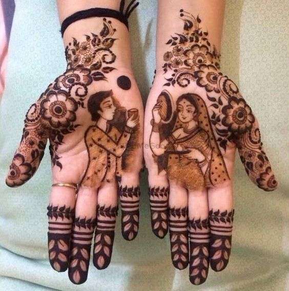 Karva Chauth Mehndi Design Ideas