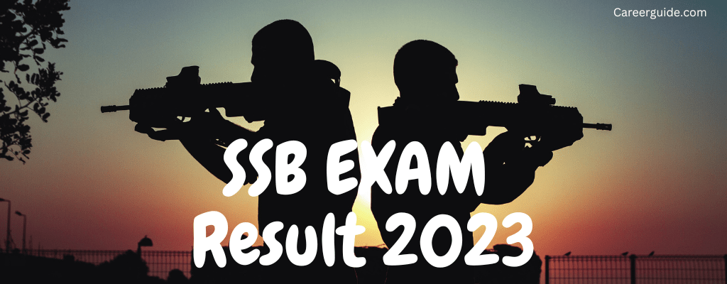 SSB Exam Result 2023