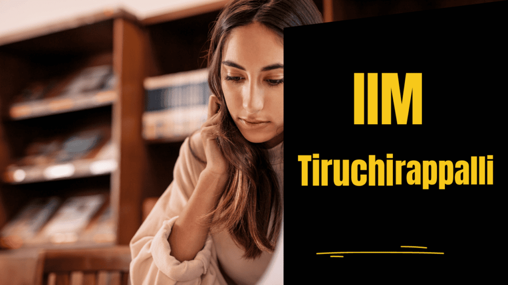 (iim Tiruchirappallii Careerguide.com