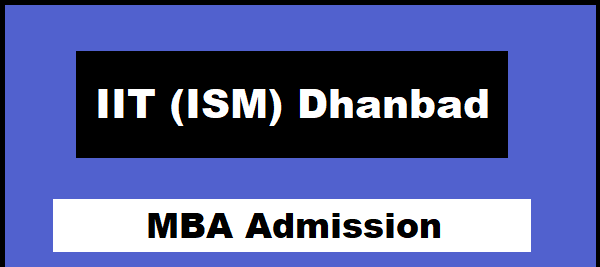 ISM Dhanbad Admission Process 2024