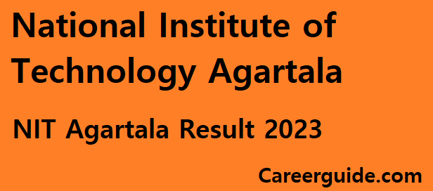 Nit Agartala Result 2023