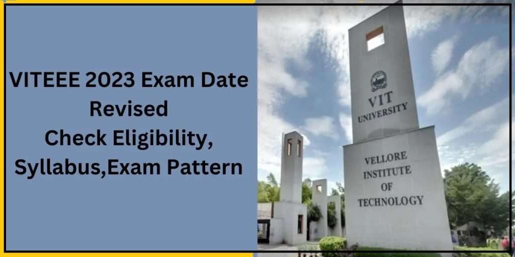 Viteee 2023 Exam Date