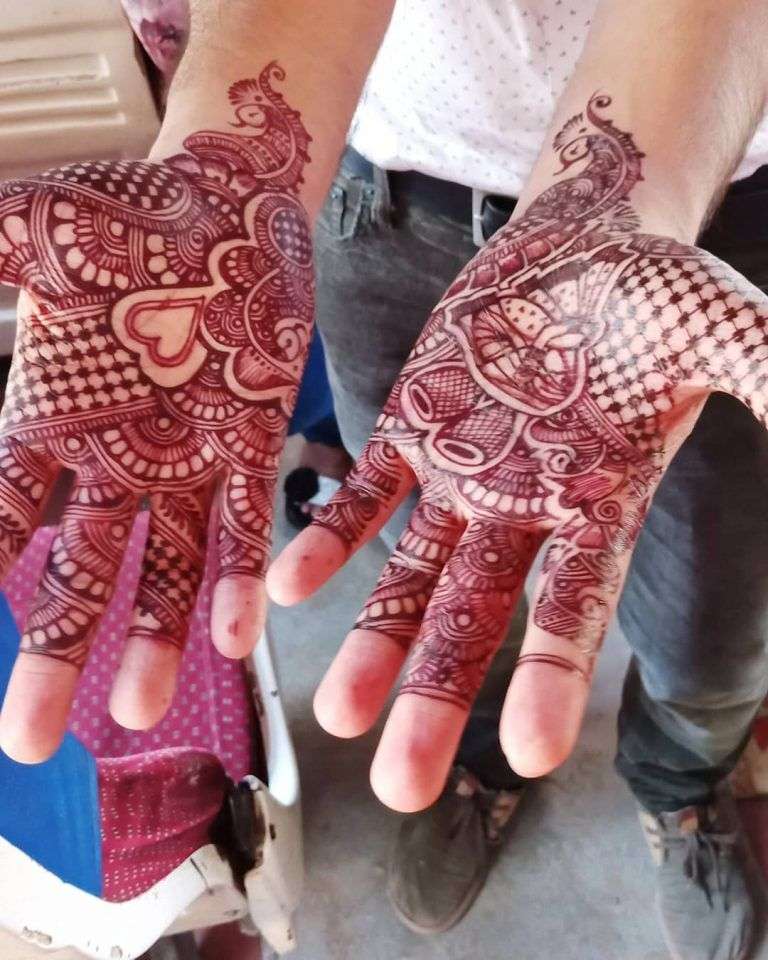 Groom Mehendi Design - CareerGuide