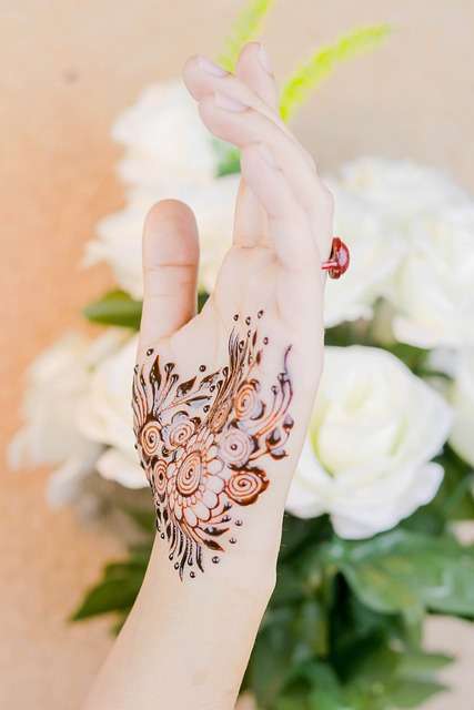 SURMUL Full Hand Henna Mehndi Design Tattoo Sticker For Women Temporary  Tattoo Both Hand : Amazon.in: Beauty