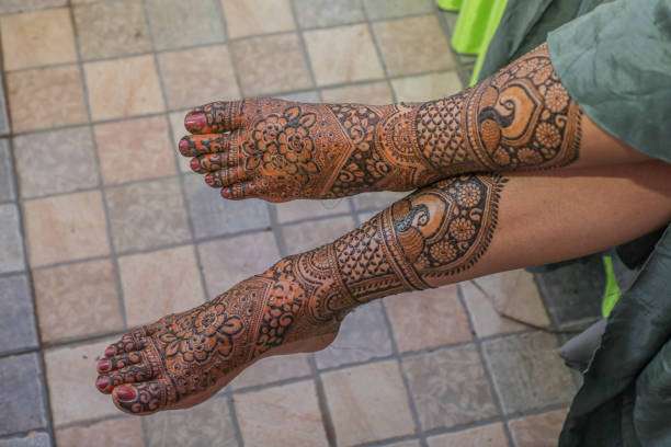 Mehndi Design Indian Bride Leg Mehndi Indian Wedding