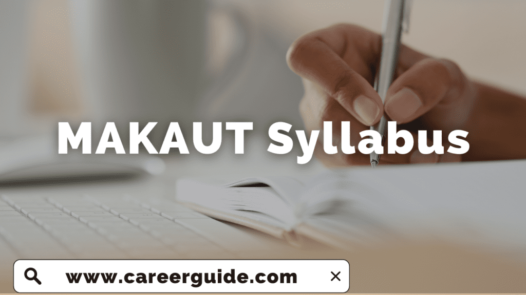 MAKAUT Syllabus