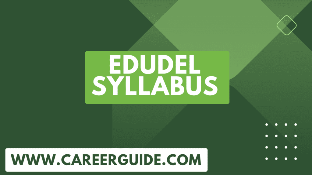 Edudel Syllabus