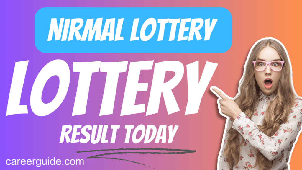 Nirmal Lottery Result Today