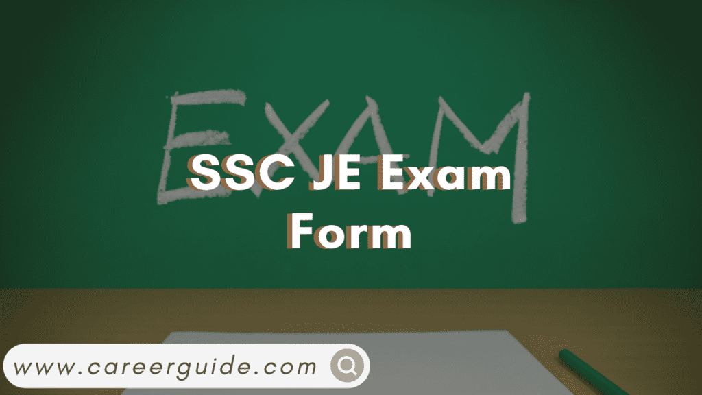 ssc je exam form