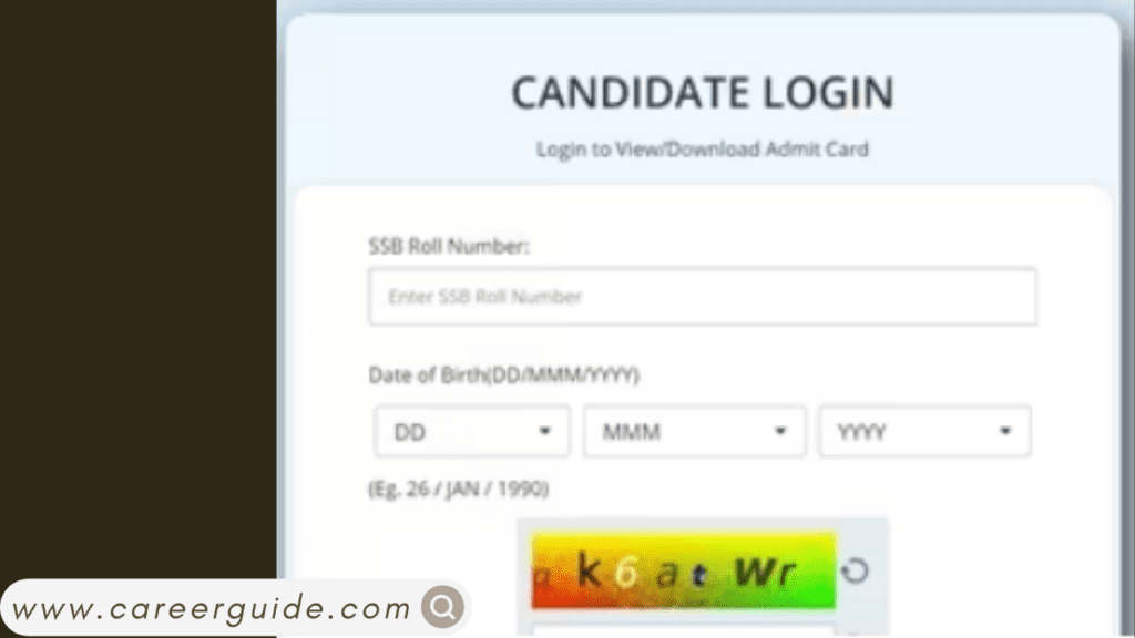 ssb admit card 2023