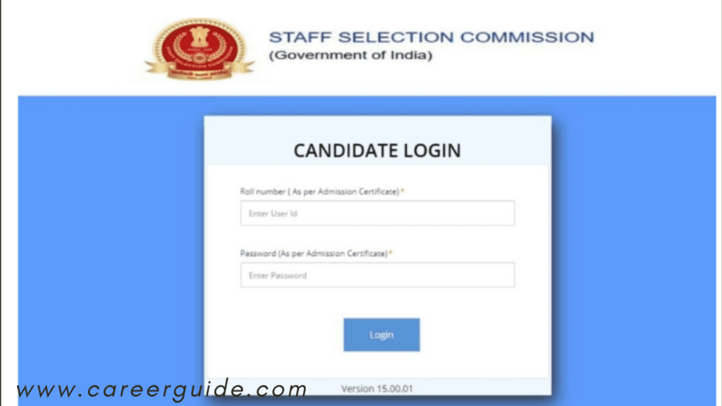 sscsr.gov.in admit card 2021