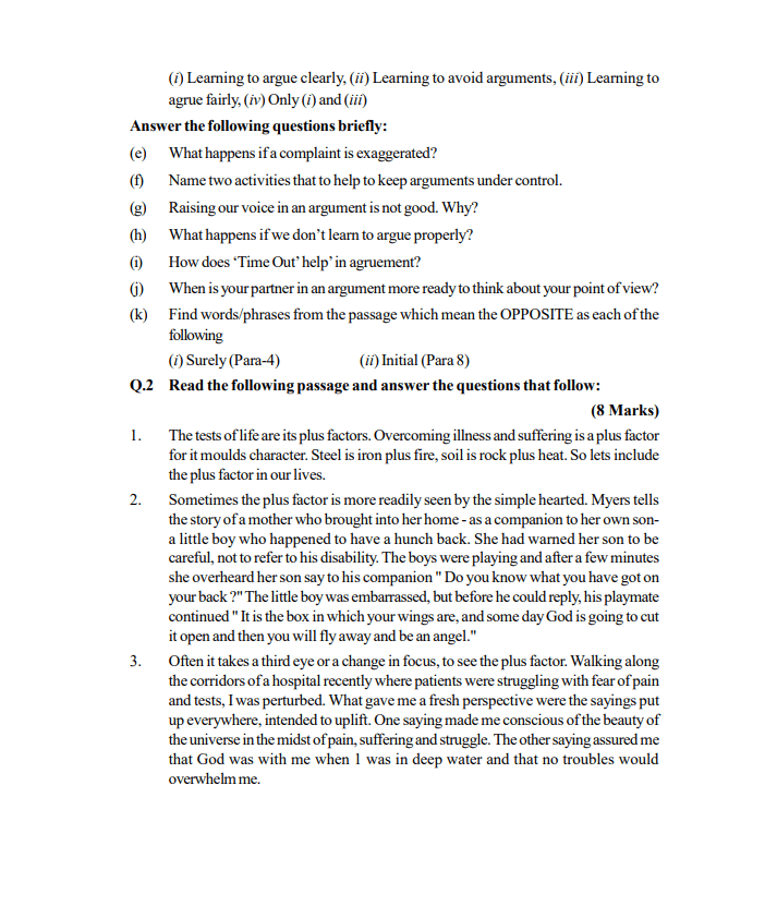 Class 11 English Question Paper 2021-22 PDF 3