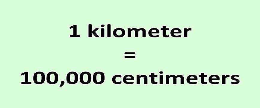 How Many Centimetres Make A Kilometre