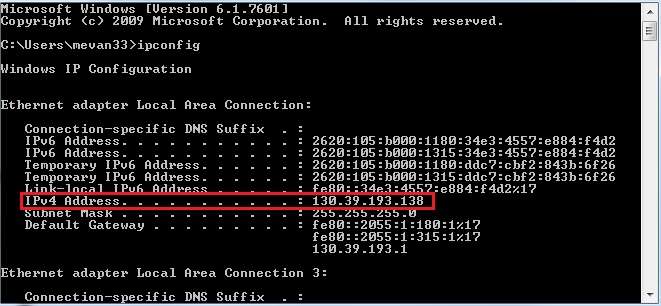 How To Check Ip Address In Cmd