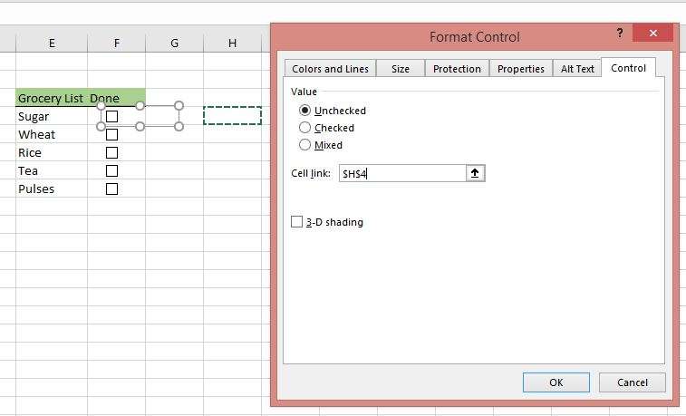 How To Insert Checkbox In Excel