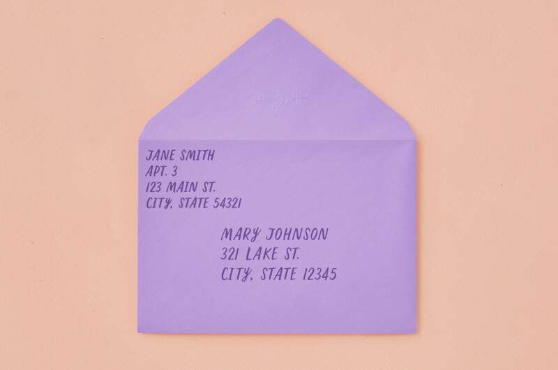 How To Write Address On Envelope