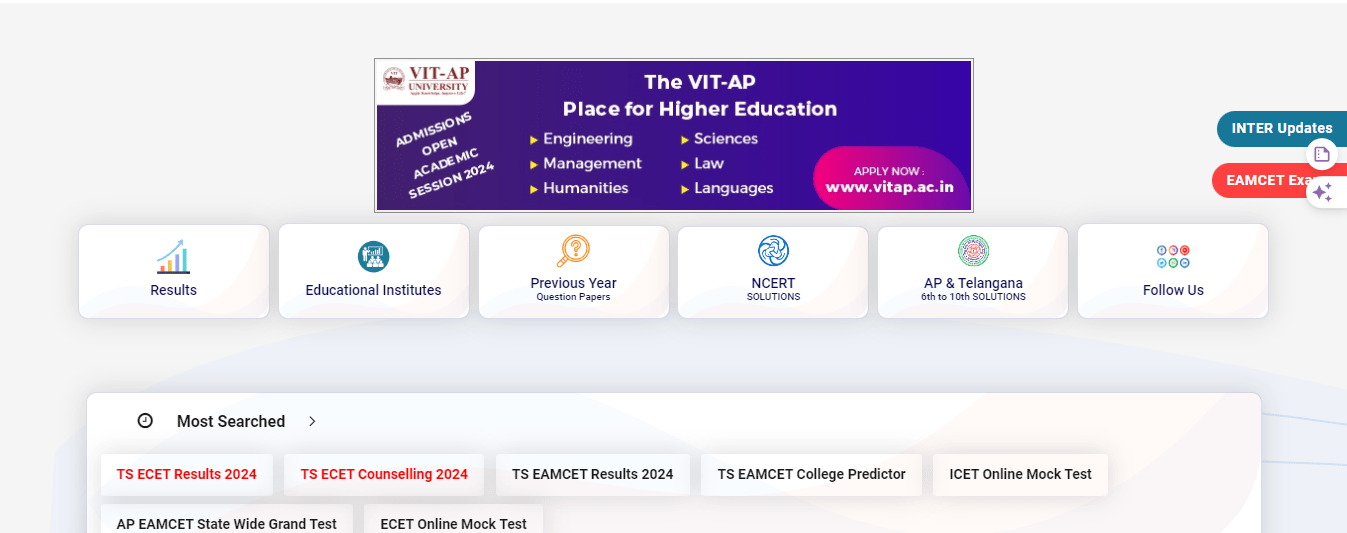 Eamcet Results 2021 Telangana