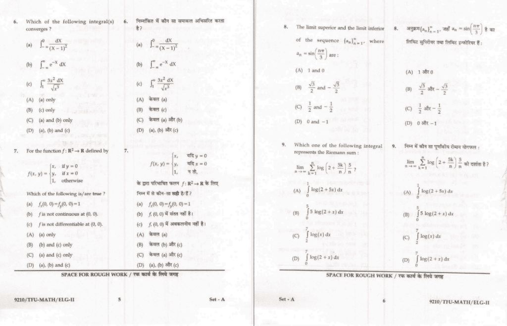 CG Set Old Question Paper 3
