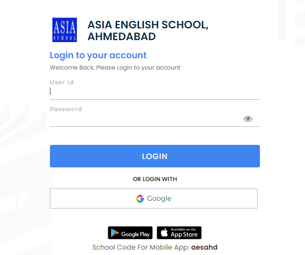 Asia English School Login