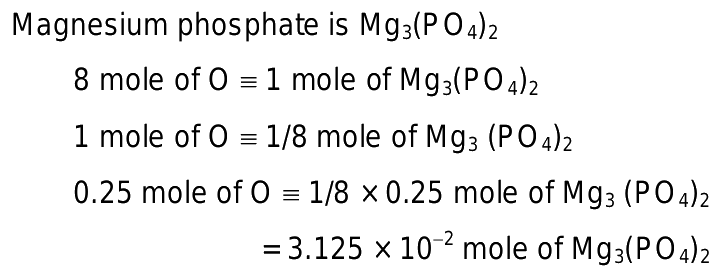 How Many Moles Of Magnesium Phosphate