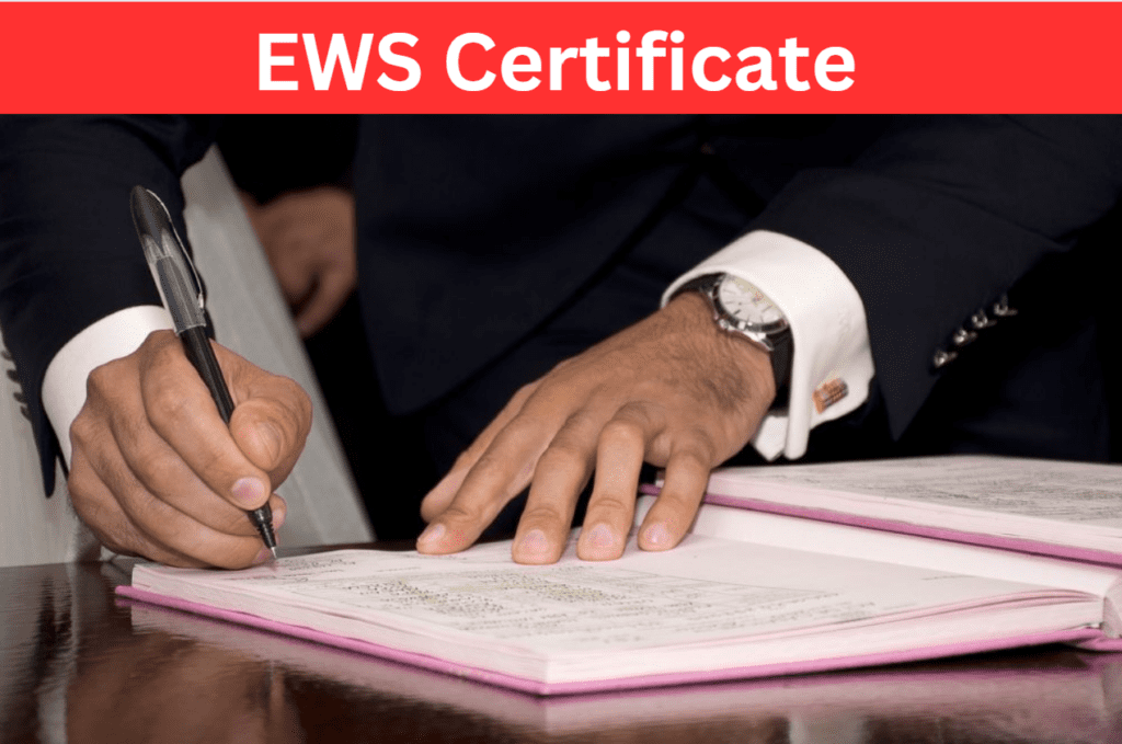 How To Apply For Ews Certificate