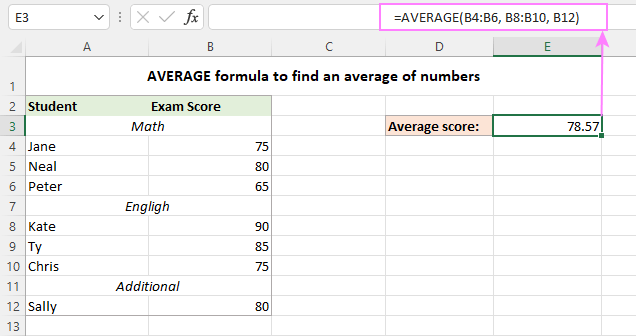 How To Calculate Average In Excel