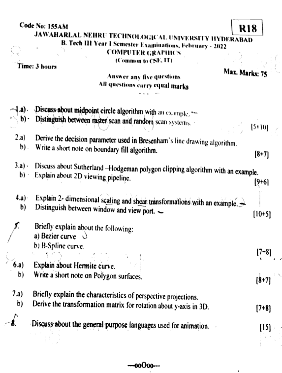 Jntu Previous Question Papers