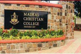 Madras Christian College (mcc), Chennai 9 Best College For Commerce