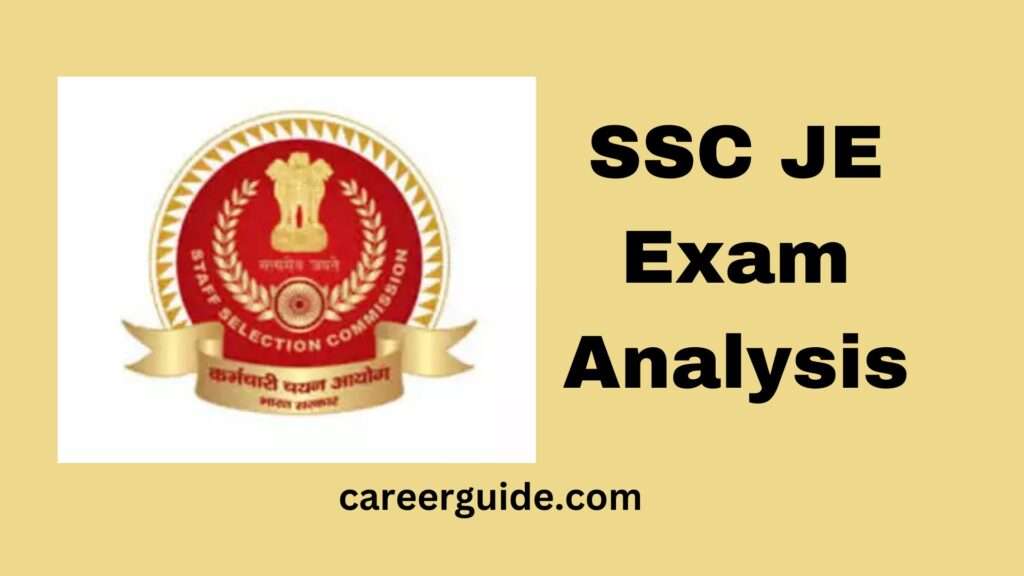 Ssc Je Exam Analysis