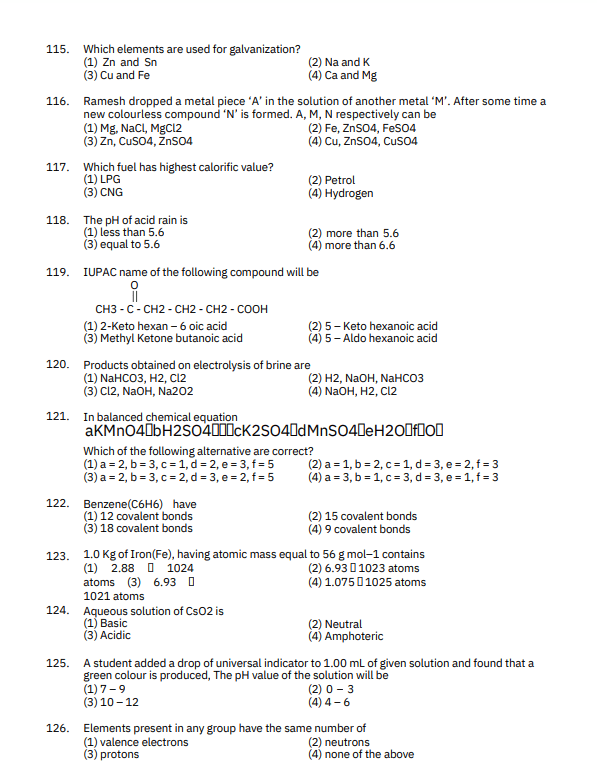 Ntse Exam Question Paper 2019 3