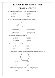 Class 5 Maths