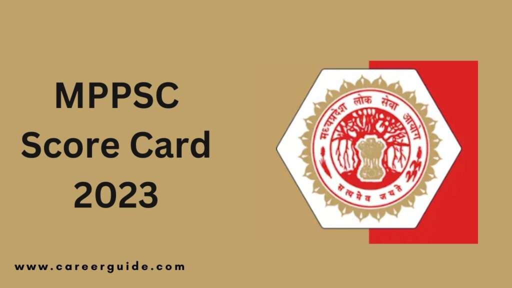 Mppsc Score Card 2023