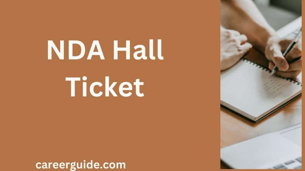 Nda Hall Ticket