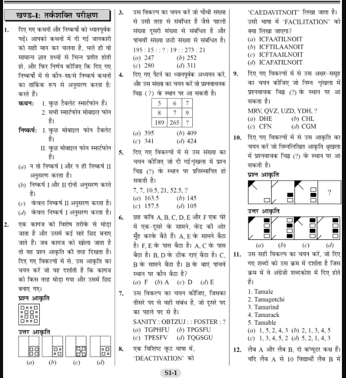 Ssc Gd Previous Year Question Paper 4