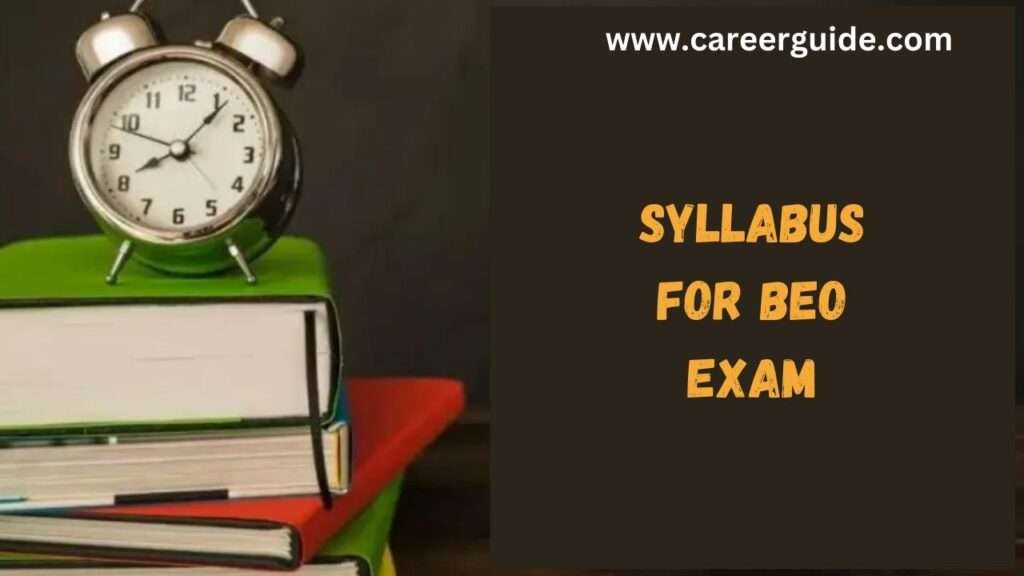 Syllabus For Beo Exam