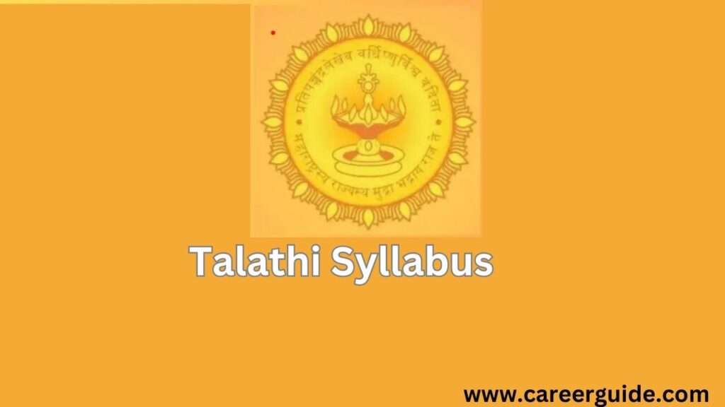 Talathi Syllabus