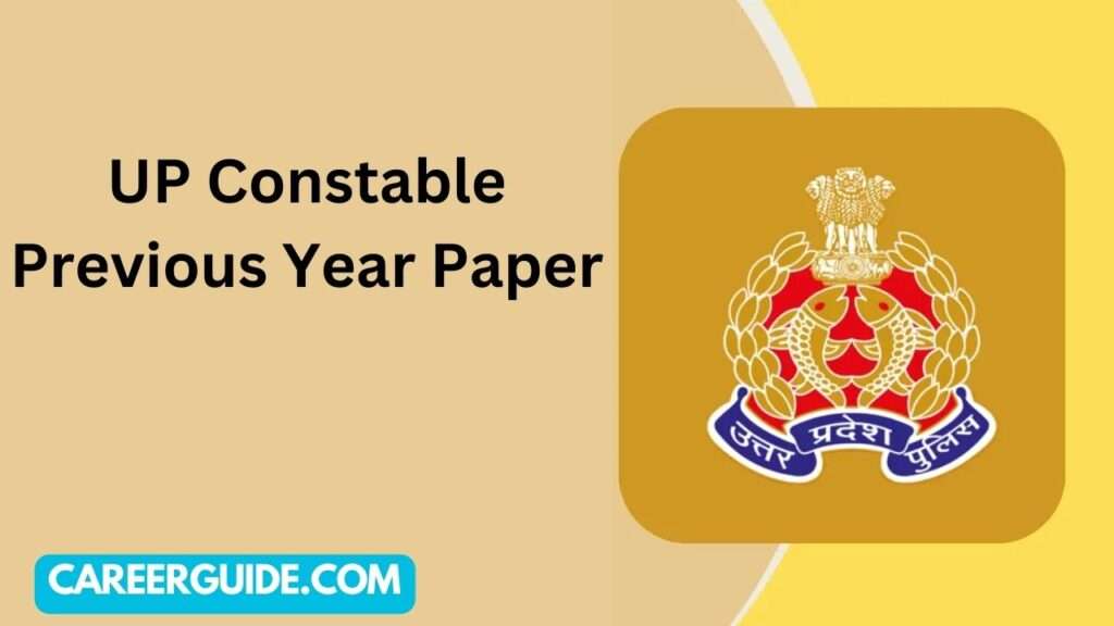 Up Constable Previous Year Paper