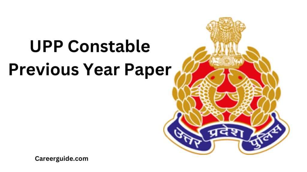 Upp Constable Previous Year Paper