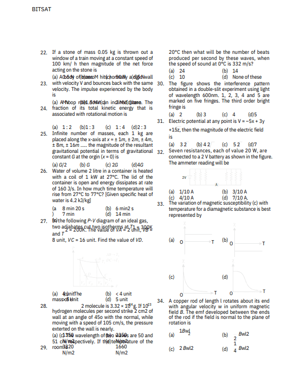 BITSAT Previous Papers 3