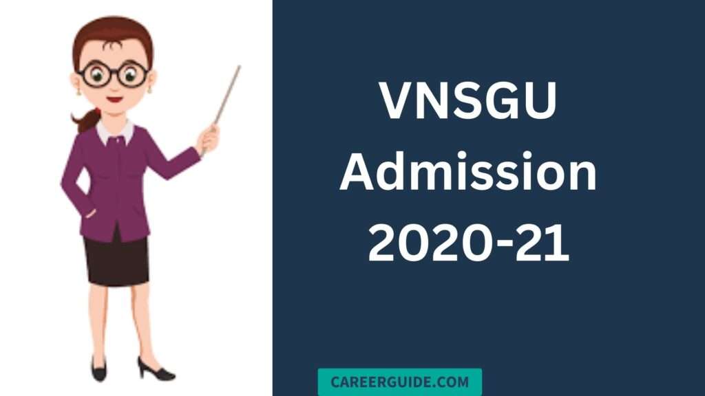 Vnsgu Admission 2020 21