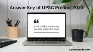 Answer Key Of Upsc Prelims 2023