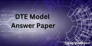 Dte Model Answer Paper